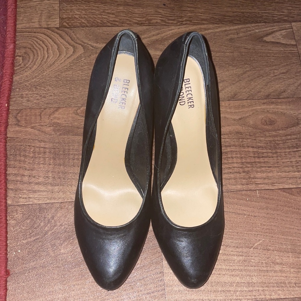 leather high heels stiletto